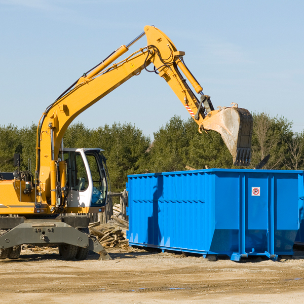 how does a residential dumpster rental service work in Ratliff City